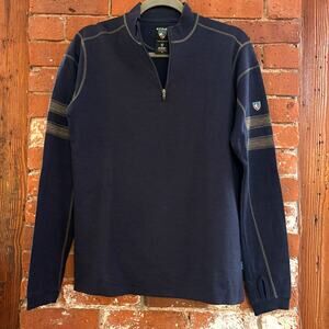 Kuhl Men's Team 100% Merino Wool 1/4 Zip quarter zip Jacket
